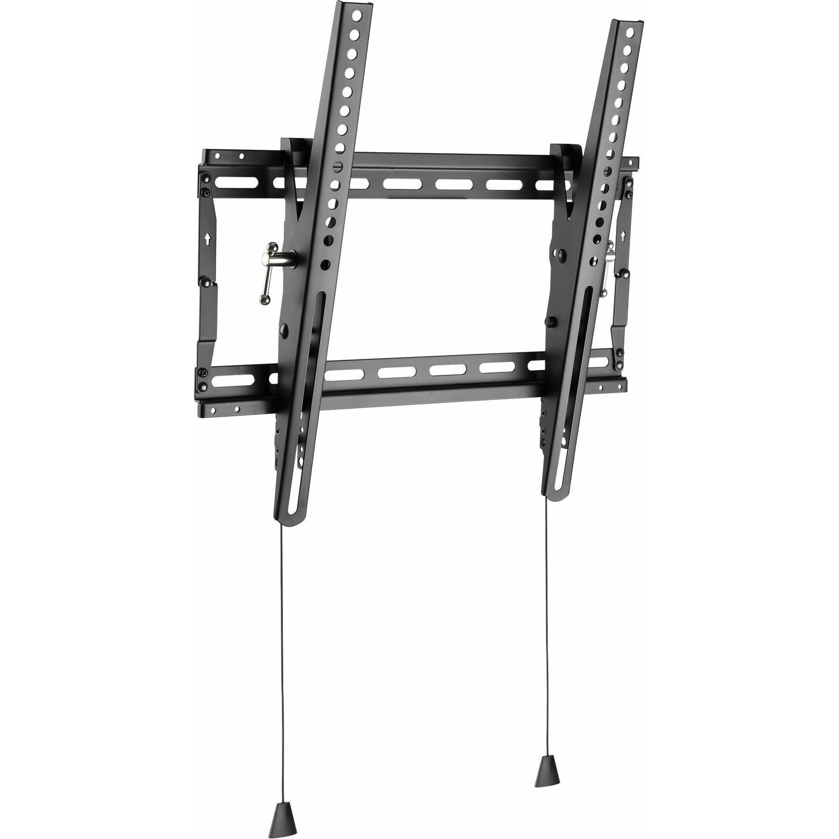 Vivolink 80 x Montaggio a parete inclinazione media (Muro, 30 kg, 32" - 55"), Supporto da parete TV, Nero