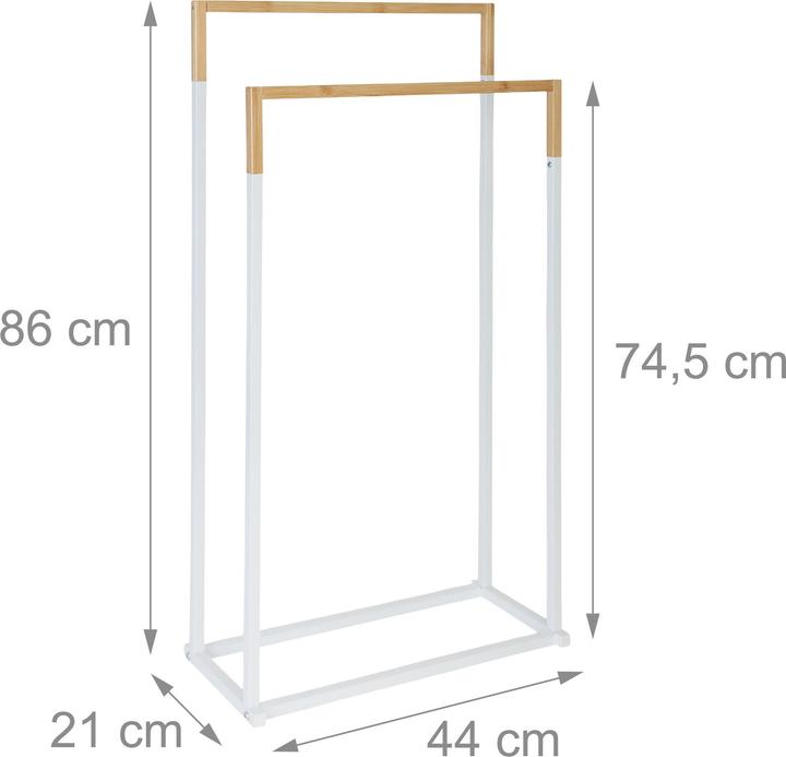 Actual product image Relaxdays Towel rack