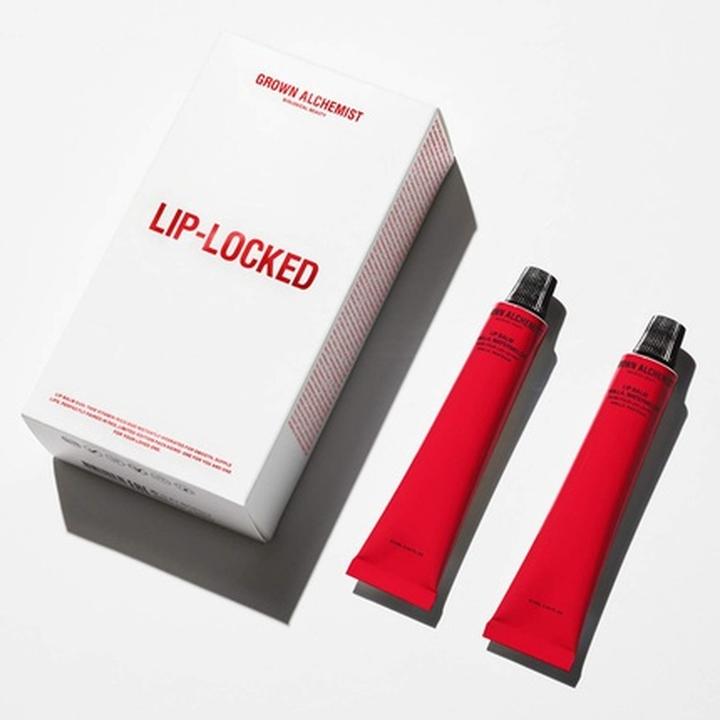 Immagine prodotto Grown Alchemist VALENTINE'S Lip Locked Kit - Set per la cura delle labbra 2 x 12ml (Balsamo per le labbra, 24 ml)