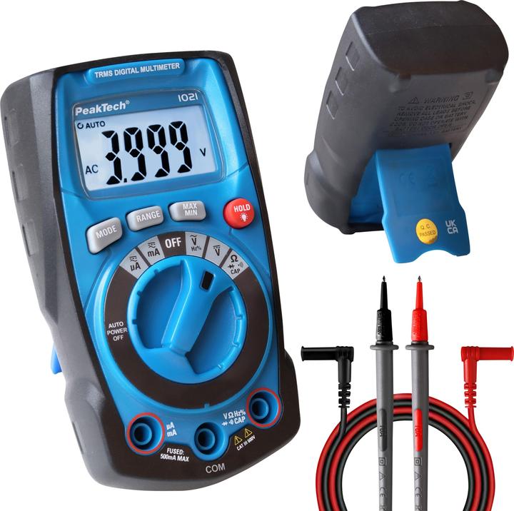 Produktbild Peaktech Digital Multimeter P 1021, 4000 Counts (CAT III 600V)