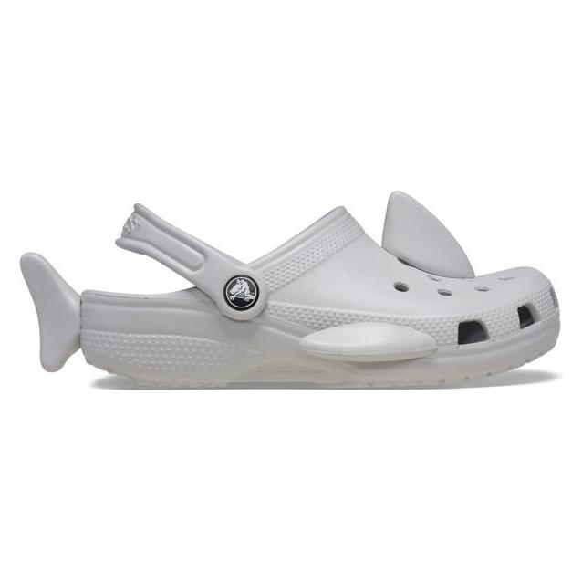 Crocs, Unisex, Hausschuhe, T's Classic I Am Shark Clog, Grau, (23)