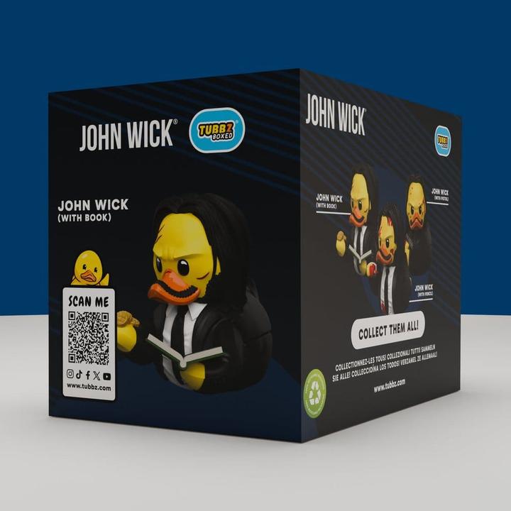 Produktbild Numskull John Wick Tubbz PVC Figur Book Boxed Edition 10 cm