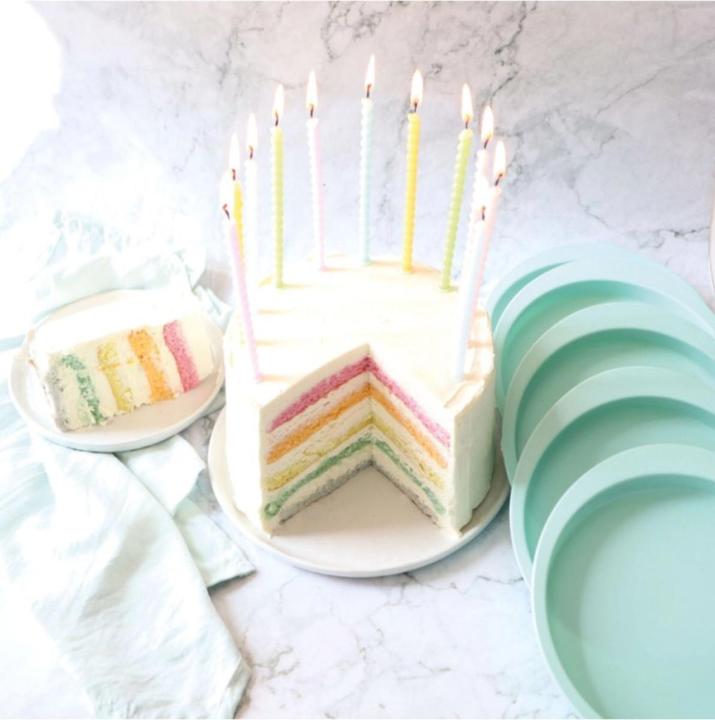 Image du produit ScrapCooking 5 Silikonbackformen für Layer Cake (18.50 cm)