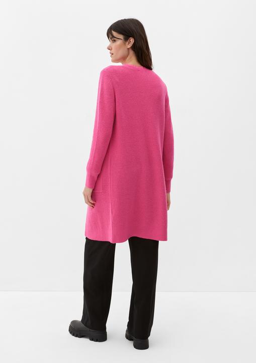 Produktbild s.Oliver Strickjacke Cardigan mit Rippstruktur (42)