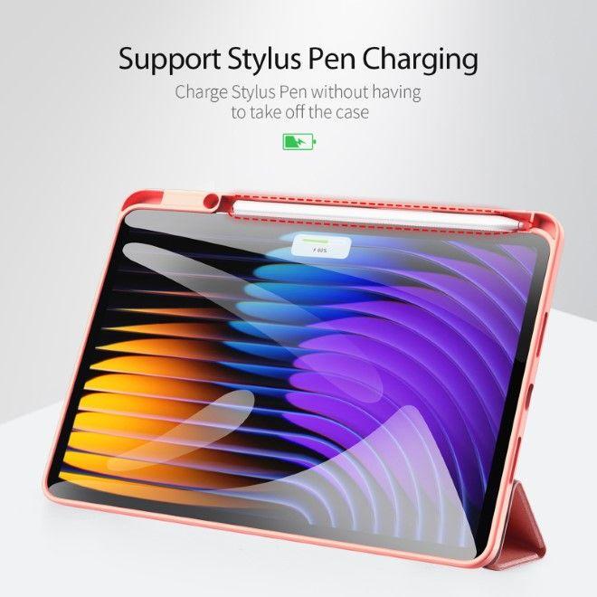 Produktbild Dux Ducis Book case Xiaomi Redmi Pad 7/7 Pro Domo Series Tri-fold Stand PU Leather Tablet Cover Pink (Xiaomi Pad 7 Pro, Xiaomi Pad 7)