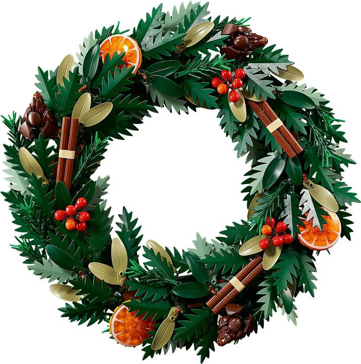 Actual product image LEGO Christmas wreath (10340, LEGO Icons)