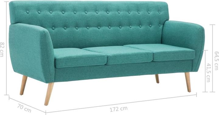 Produktbild vidaXL 3-Sitzer Sofa (3-Sitzer)