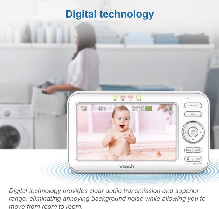 Actual product image VTech VIDEO BABYPHONE VIS XXL BM4550 (Video & Audio, 300 m)