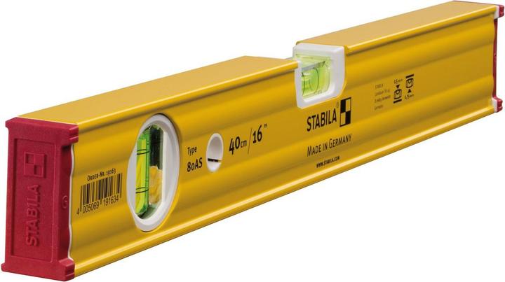 Produktbild Stabila Wasserwaage Type 80 AS (40 cm)