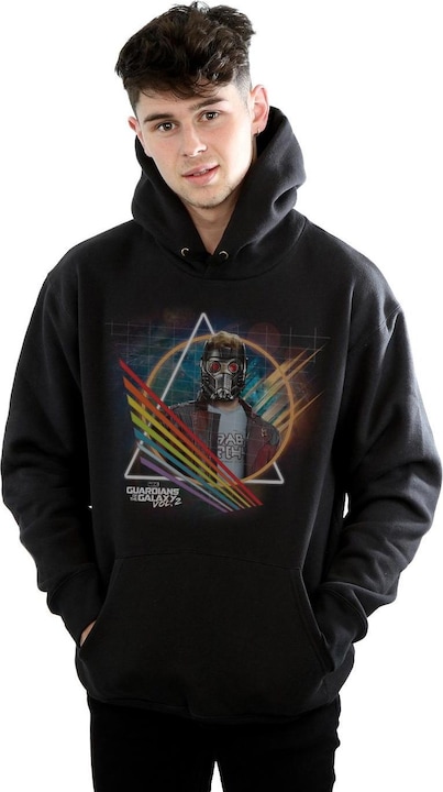 Immagine prodotto Guardians Of The Galaxy Neon Star Lord Masked Felpa con Cappuccio Uomo (S)