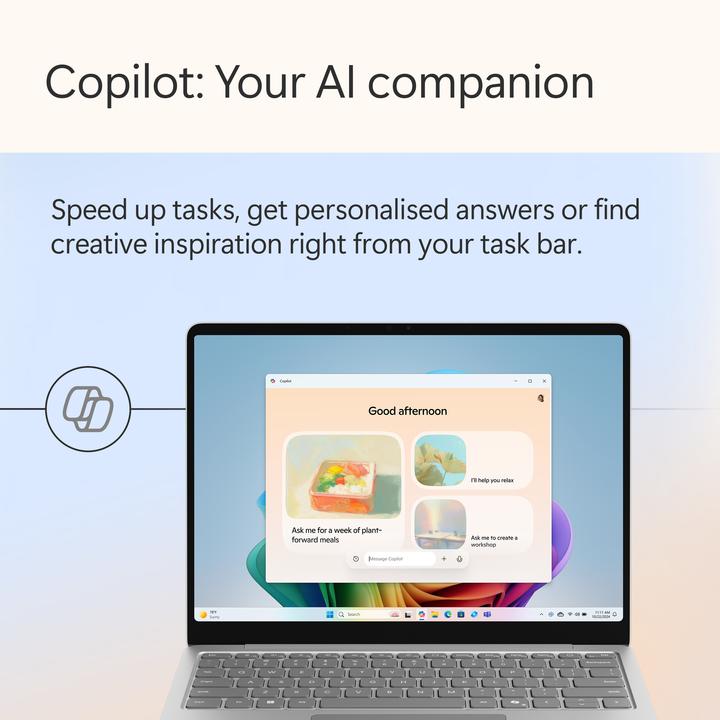 Immagine prodotto Microsoft Surface Laptop - Copilot+ PC - 13" (Netzteil separat erhältlich) (13", Snapdragon X Plus X1P-42-100, 16 GB, CH)