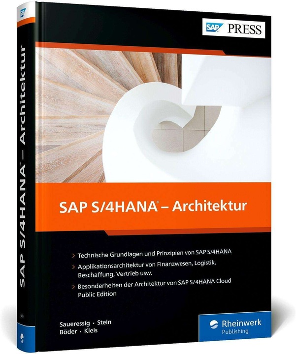 Actual product image SAP S/4HANA - Architektur (German, Tobias Stein, Tungsten Kleis, Thomas Saueressig, Jochen Boeder, 2024)