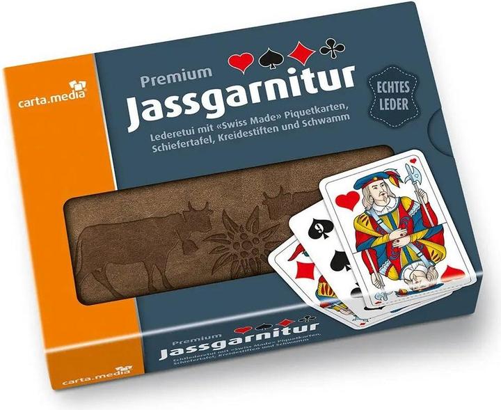 Produktbild Premium Jassgarnitur Country mit Piquetkarten (Französisch)