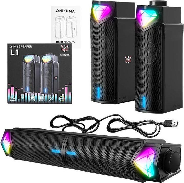Produktbild Onikuma L1 Gaming speaker (Black)