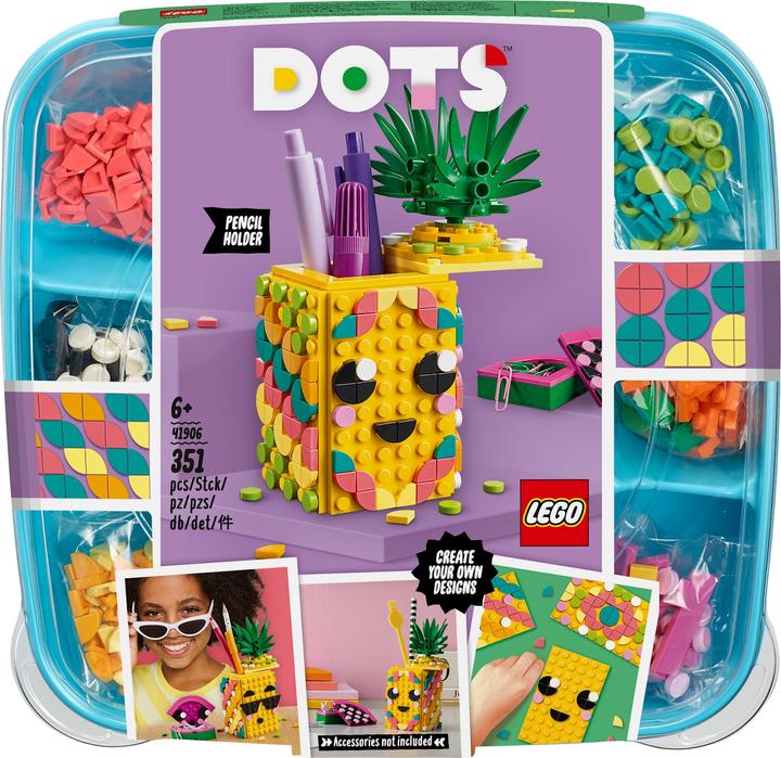 Produktbild LEGO Ananas Stiftehalter (41906, LEGO Dots)