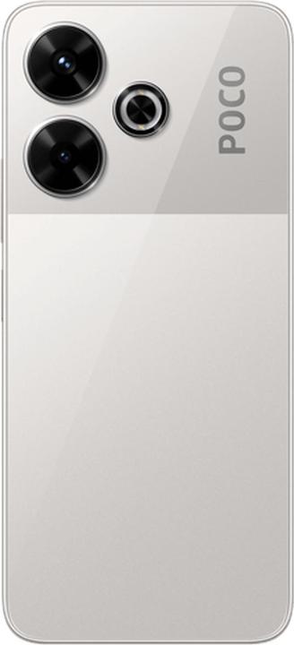 Actual product image Xiaomi Poco M6 EU (128 GB, Silver, 6.79", Dual SIM, 4G)