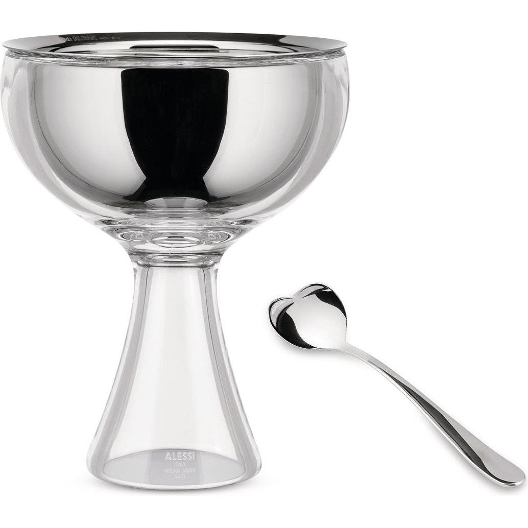 Alessi Big Love, Schüssel + Schale, Grau