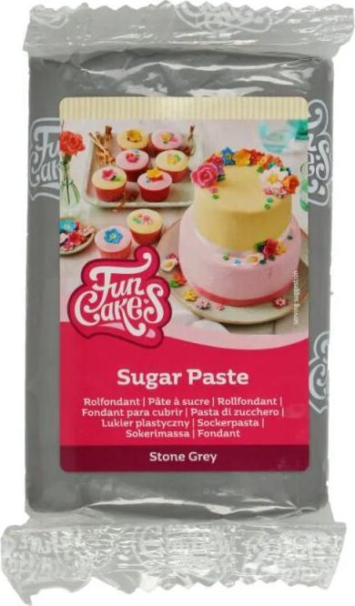 Actual product image FunCakes Sugar paste - Stone Grey - 250gr (1x)