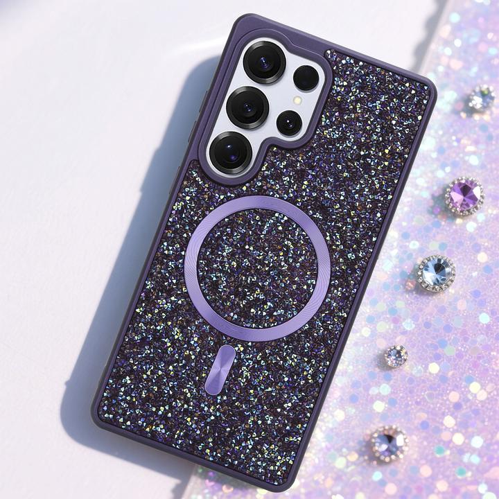 Actual product image Cadorabo Case for Samsung Galaxy S24 ULTRA Glitter Sparkle Design (Samsung Galaxy S24 Ultra)