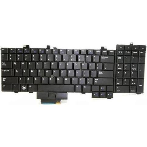 Dell Keyboard (US), Notebook Ersatzteile, Schwarz