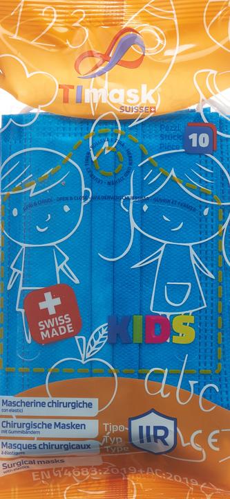 Actual product image Timask Disposable medical mask (Type IIR, 10 x)