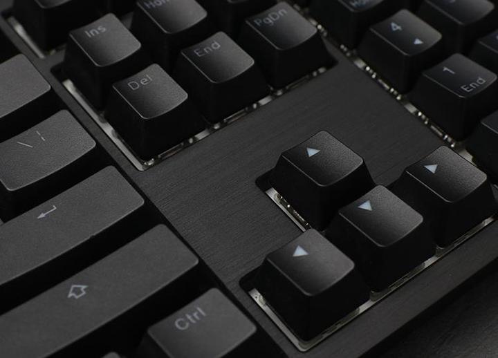 Actual product image Ducky Shine 7 PBT gaming keyboard, MX-Black, RGB LED - blackout (DE, Cable)