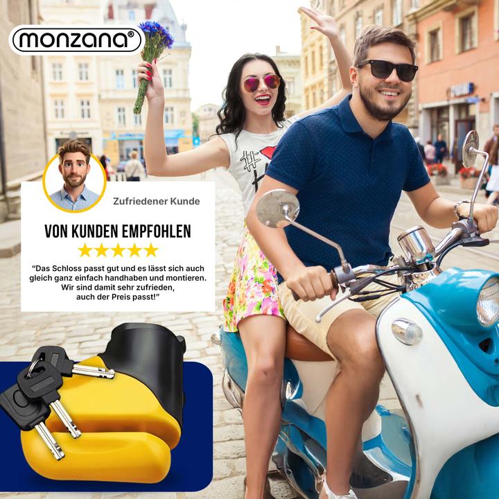 Actual product image Deuba Bremsscheibenschloss