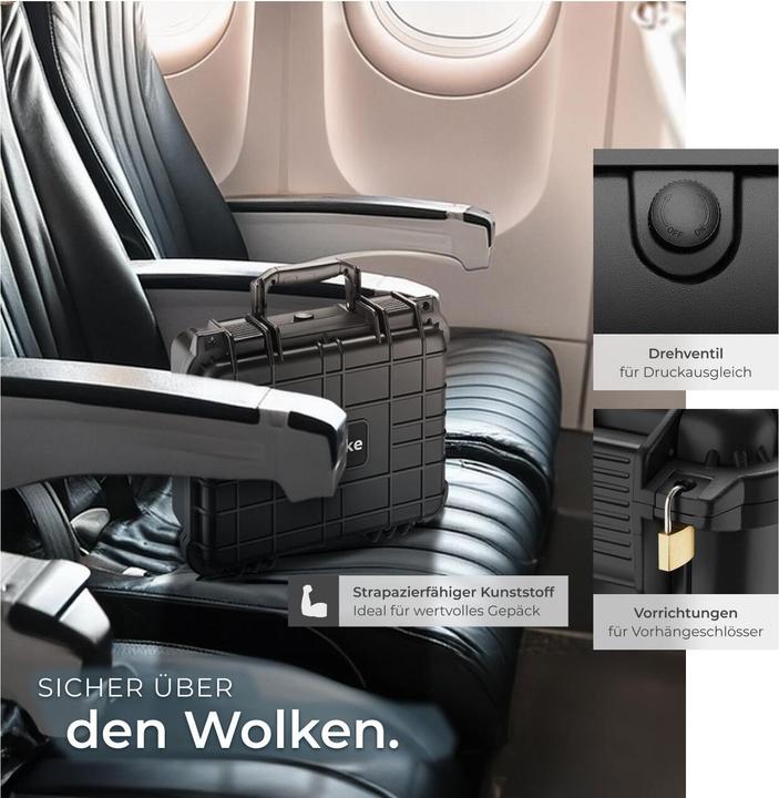 Produktbild tectake Fotokoffer Universalbox (Fotokoffer, 8.90 l)