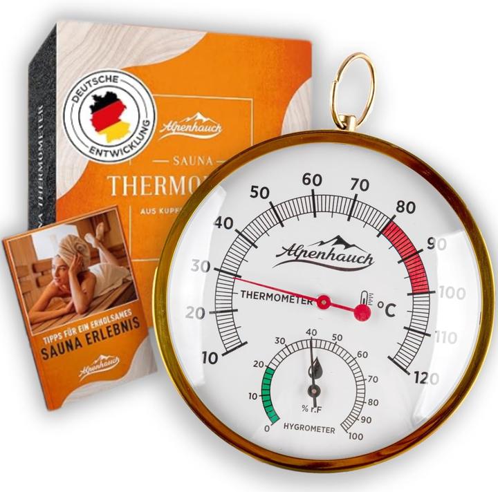 Alpenhauch Sauna Thermometer & Hygrometer