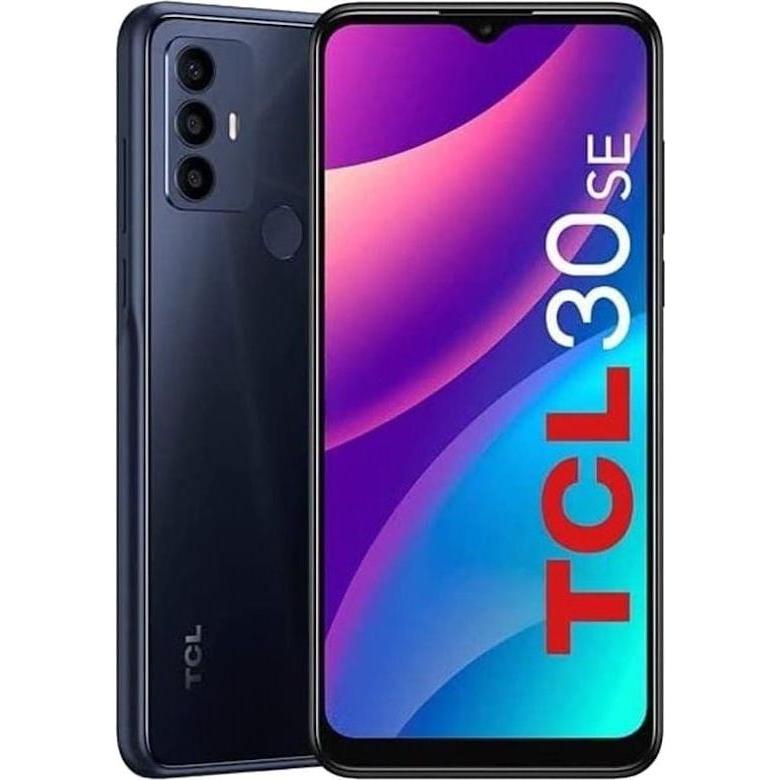 TCL 30 SE (128 GB, Atlantic Blue, 6.52", 4G), Smartphone, Blau