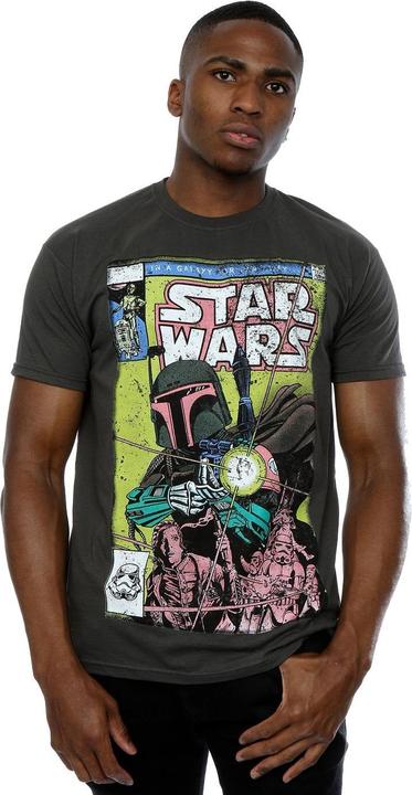 Immagine prodotto Star Wars Boba Fett Comic Maglietta Uomo (M)