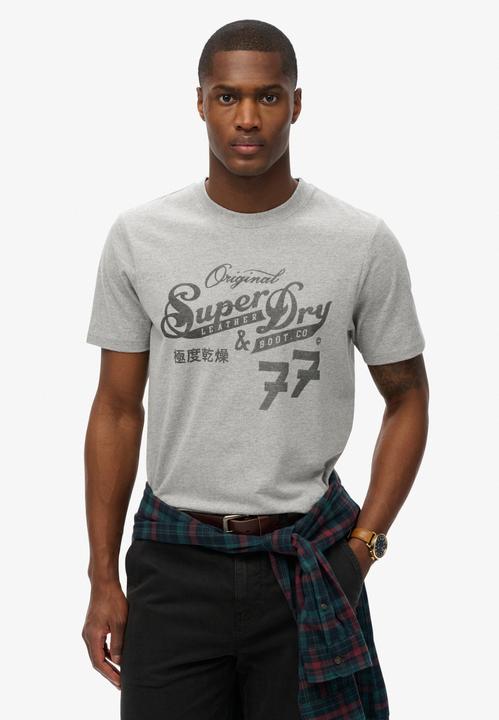 Produktbild Superdry Leather & Boot Co Script T-Shirt (L)
