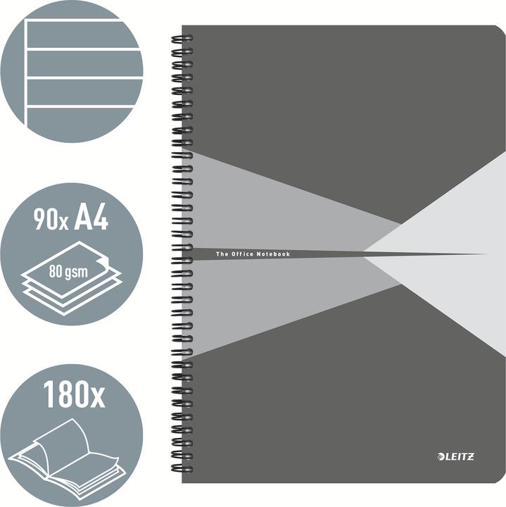 Actual product image Leitz Notebook Office PP (A4, Lined, Soft cover)