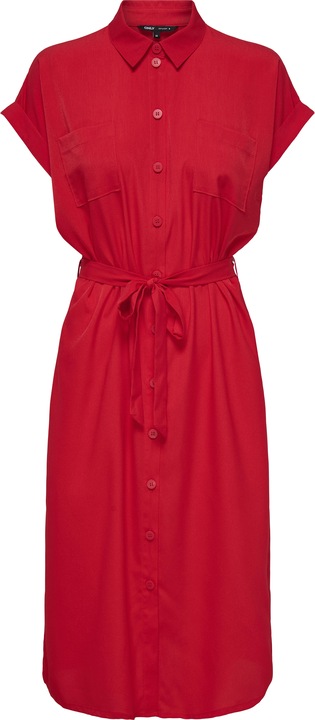 Produktbild Only Bindegürtel Blusenkleid Hemdblusenkleid (40)