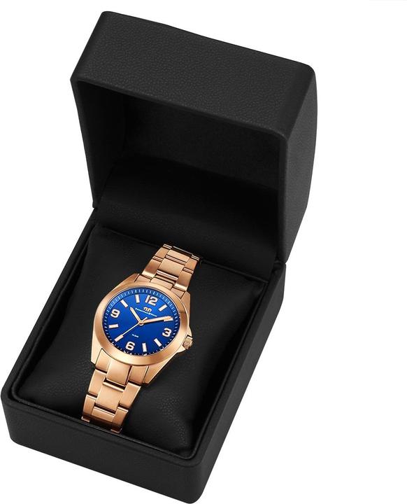 Immagine prodotto Orologio al quarzo da donna Majestia in acciaio inossidabile oro rosa - 32442 (Orologio da polso analogico, 37.50 mm)