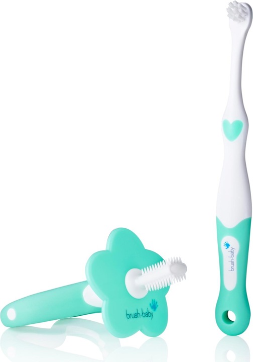 Actual product image Brush-Baby Toothbrush and teething aid (Soft, 2 x)