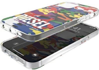 Actual product image Diesel Clear Case Pride Camo AOP iPhone 12/12 Pro multicolour/colorful 44332 (Apple iPhone 12)