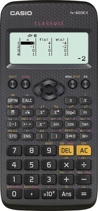 Actual product image Casio FX-82DEX-W-ET (Batteries)