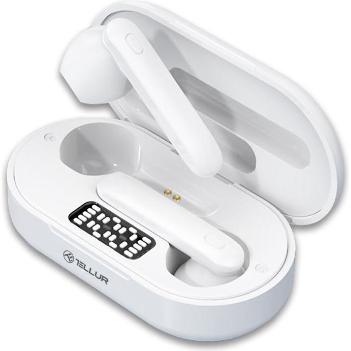 Tellur Flip True Wireless Earphones white (2.50 h, Kabellos) (TLL511411)