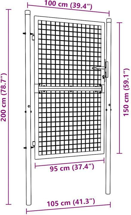 Immagine prodotto vidaXL Gartentor