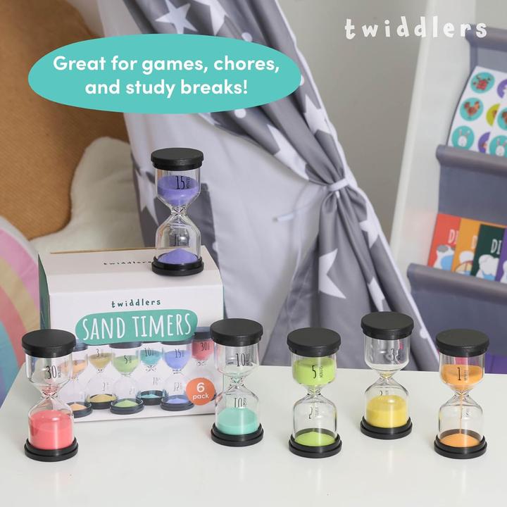 Immagine prodotto The twiddlers Sanduhr Timer 6 Stück