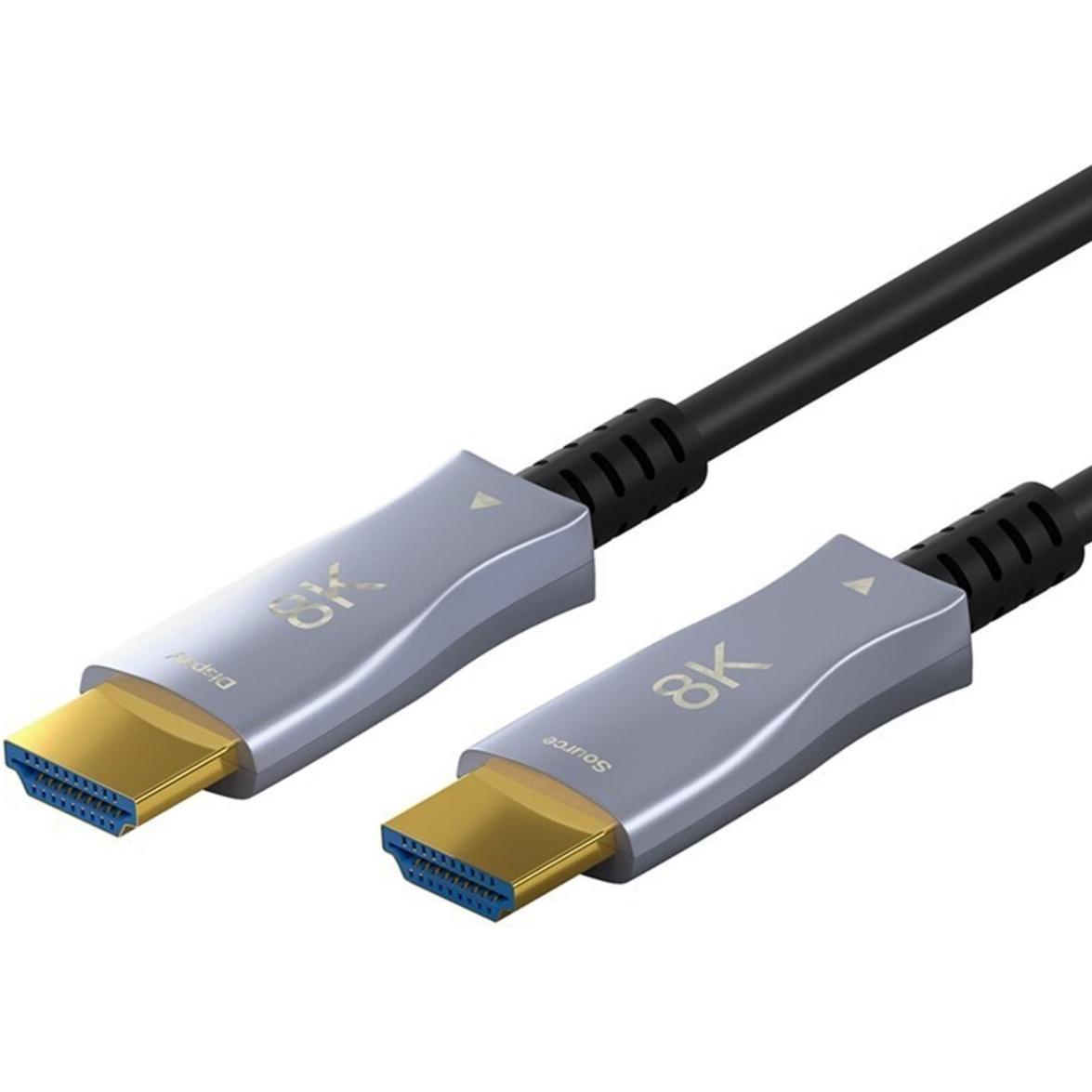 Goobay Series 2.1 Optisches Hybrid Ulra High-Speed HDMI™-Kabel mit Ethernet (AOC), 80 m, schwarz - Hochges (80 m, HDMI),...