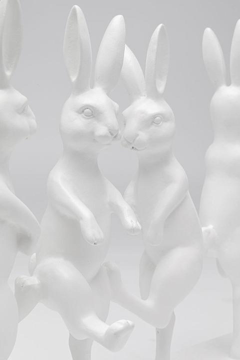 Actual product image Kare Design Deko Figur Dancing Rabbits 40cm