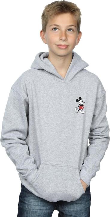 Immagine prodotto Disney Mickey Mouse Kickin Retro Chest Felpa con Cappuccio Ragazzi (140, 146)