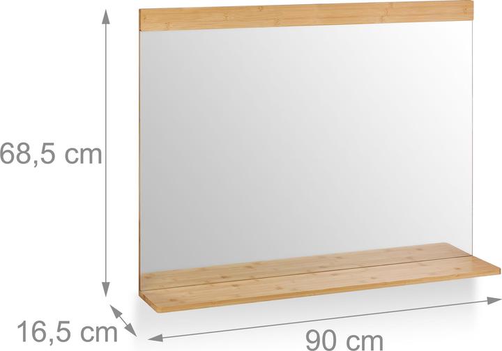 Productafbeelding Relaxdays Wandspiegel (90 x 16,5 x 68,5 cm)