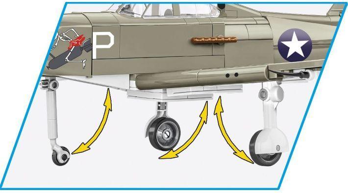 Produktbild Cobi Historical Collection 5746 - Bell P-39D Airacobra SOVI, WWII, 361 Bauteile