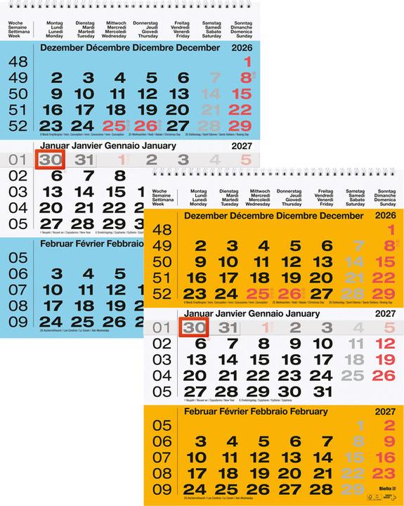 Biella 3-Monats-Kalender (Spezial)