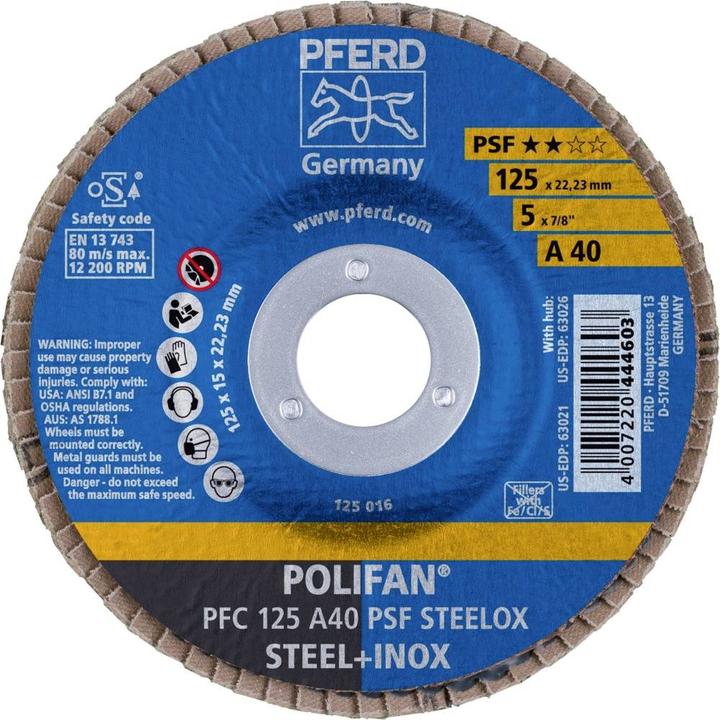 Actual product image Pferd POLIFAN® serrated lock washer PFC 125 A 40 PSF/22.23 PU: 10 (A-40)