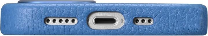 Produktbild iCarer litchi Premium Ledertasche iPhone 14 Pro Magnetische Ledertasche mit magSafe hellblau (WMI142 (Apple iPhone 14 Pro)