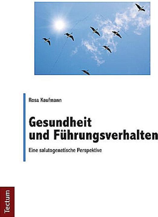 Produktbild Gesundheit und Führungsverhalten (Deutsch, Rosa Kaufmann, 2013)
